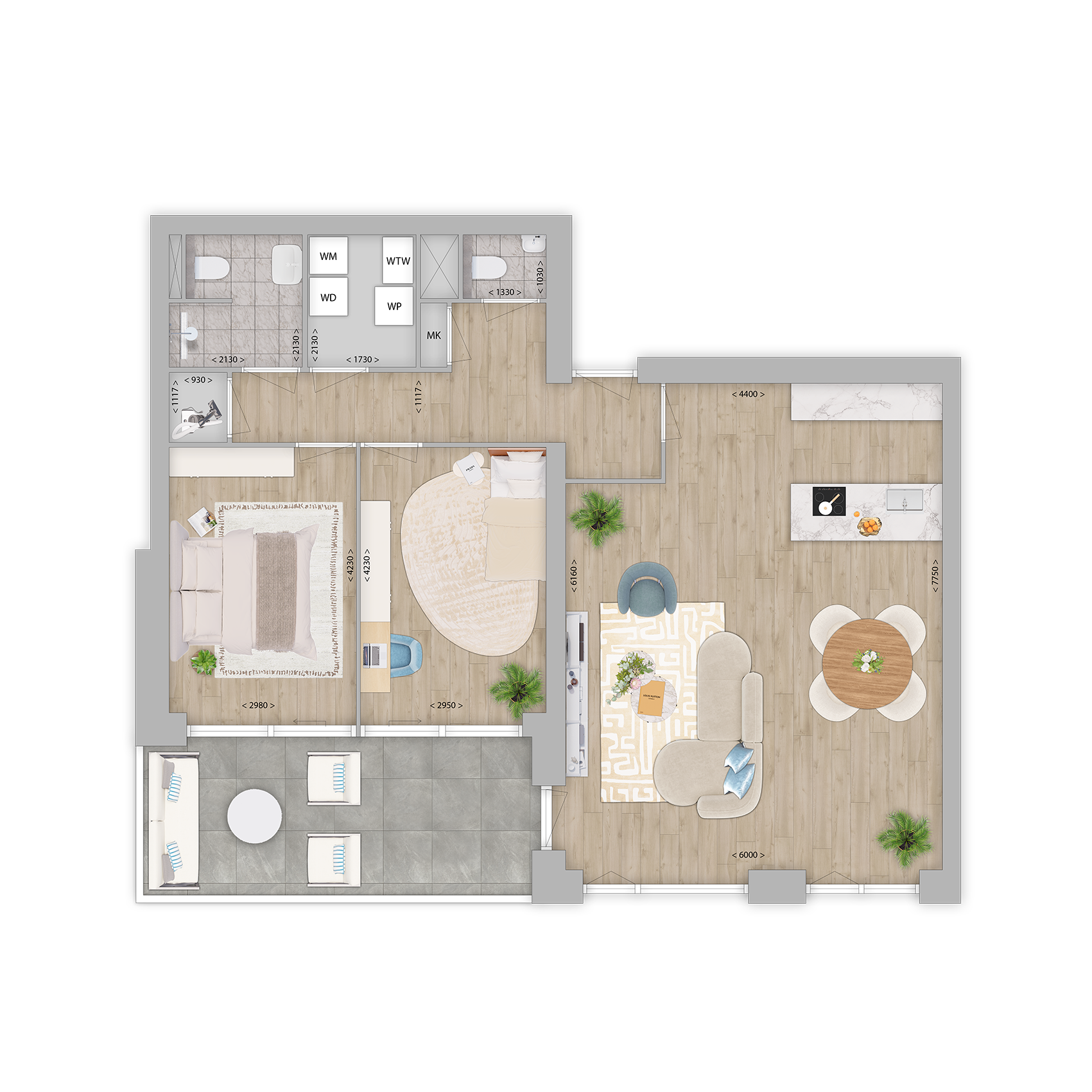 Plattegrond 2 Type B