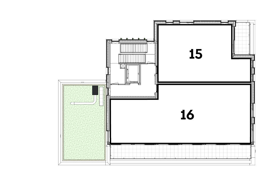 Type B vierde verdieping